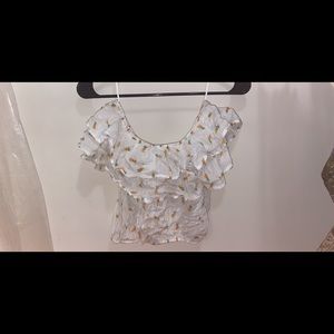 Off the shoulder shirt